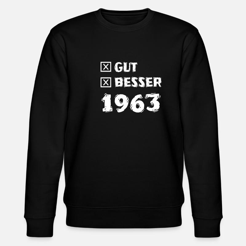 Bon 1963 - Sweat bio CHANGER Stanley/Stella Unisexe - noir