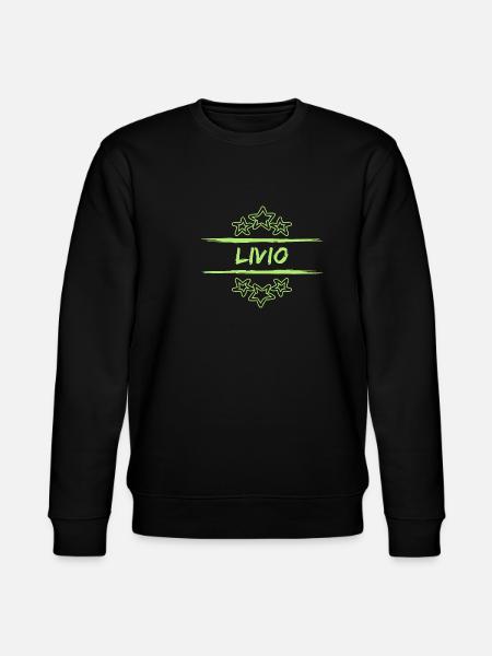 Livio als Livio - Stanley/Stella Unisex Bio-Sweatshirt CHANGER - Schwarz