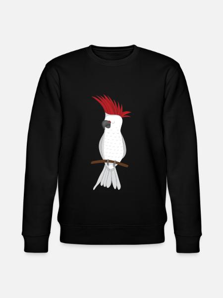 White Cockatoo - Stanley/Stella CHANGER Unisex Organic Sweatshirt - black