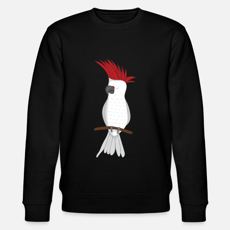 Cacatoès blanc - Sweat bio CHANGER Stanley/Stella Unisexe - noir