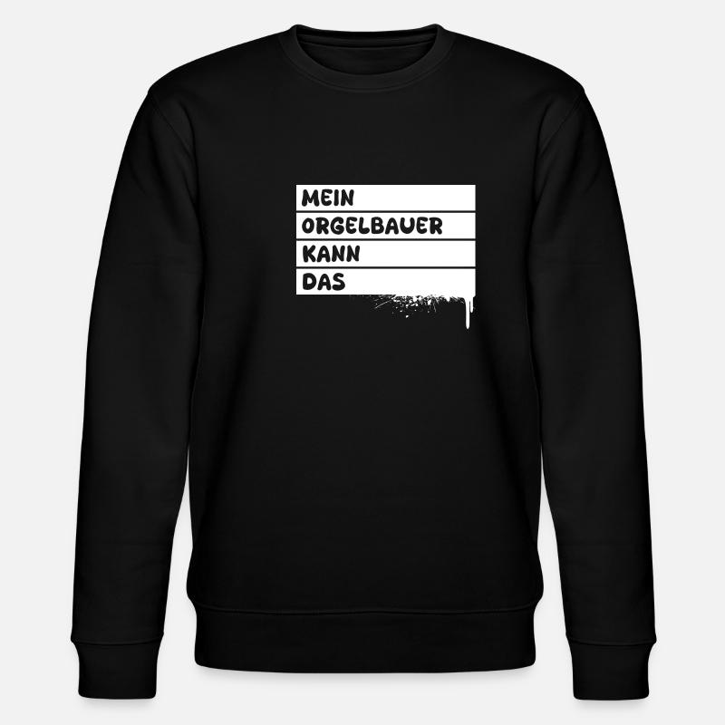 Geschenk für Orgelbauer - Stanley/Stella Unisex Bio-Sweatshirt CHANGER - Schwarz