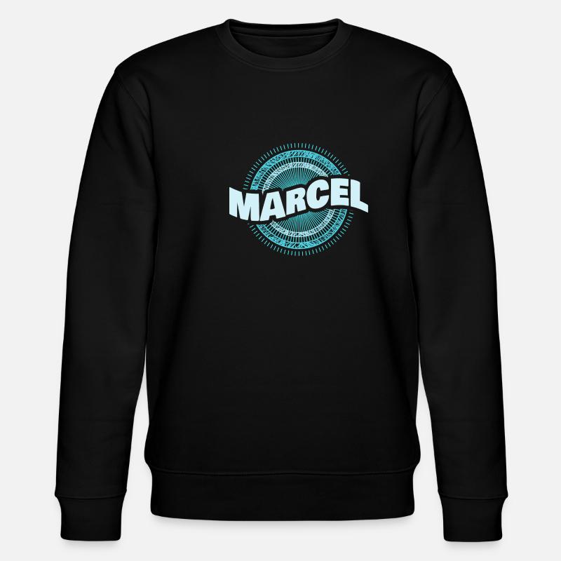 Geschenk für Marcel - Stanley/Stella Unisex Bio-Sweatshirt CHANGER  - Schwarz