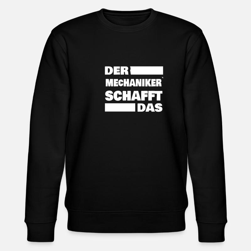 Mechanic as work - Stanley/Stella CHANGER Unisex Organic Sweatshirt - black