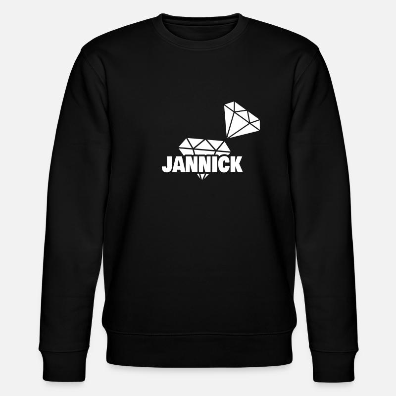 Kostbar Jannick - Stanley/Stella Unisex Bio-Sweatshirt CHANGER  - Schwarz