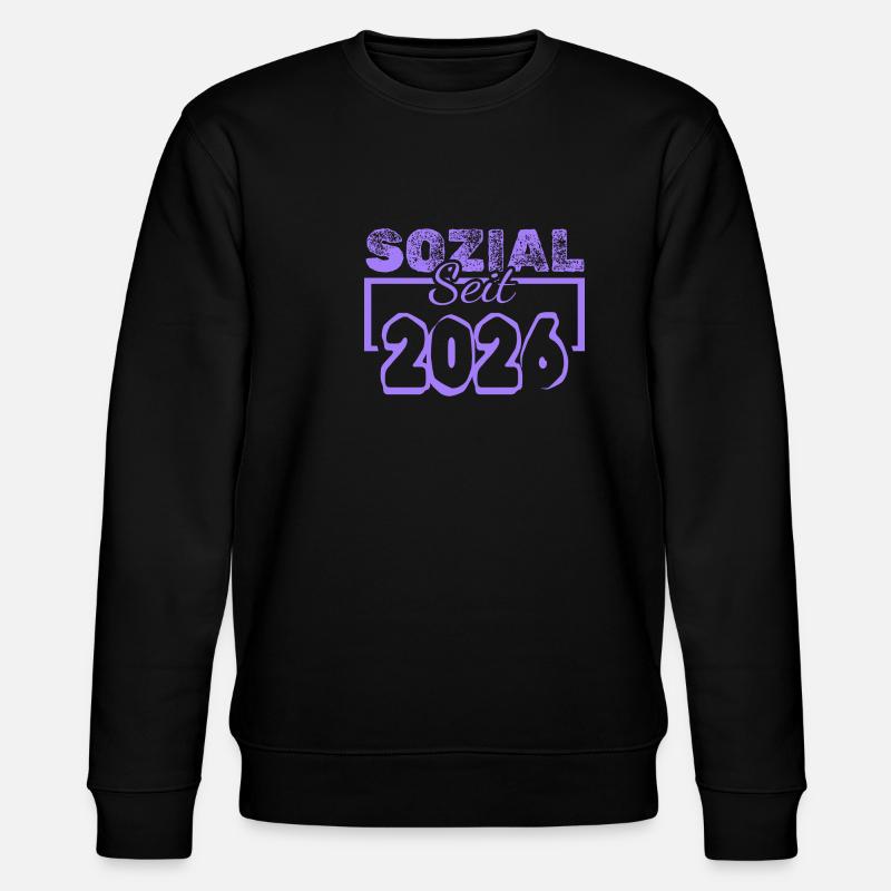 2026 - Stanley/Stella Unisex Bio-Sweatshirt CHANGER  - Schwarz