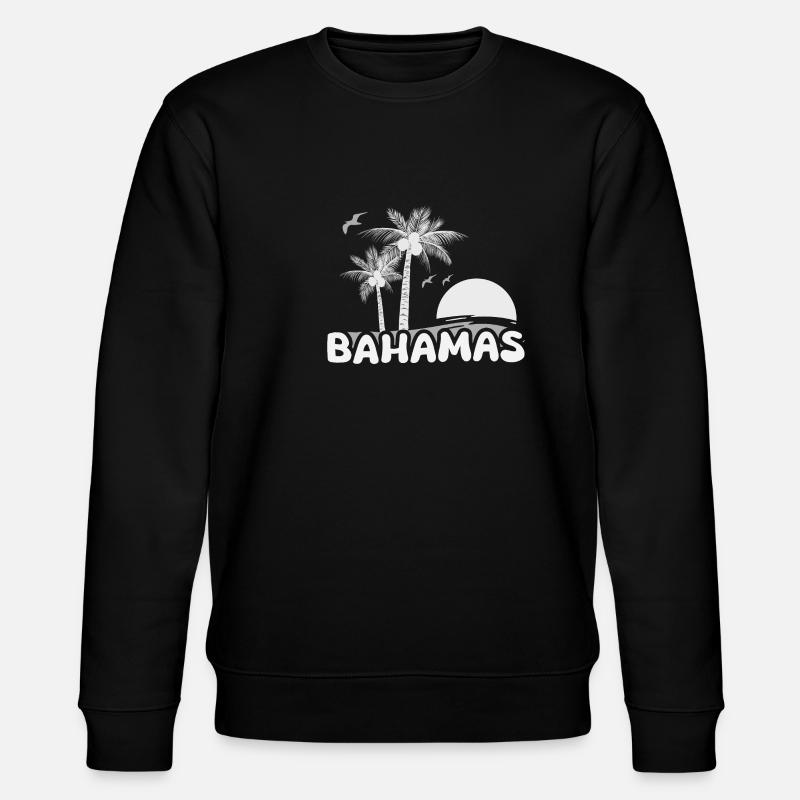 Plage des Bahamas - Sweat bio CHANGER Stanley/Stella Unisexe - noir