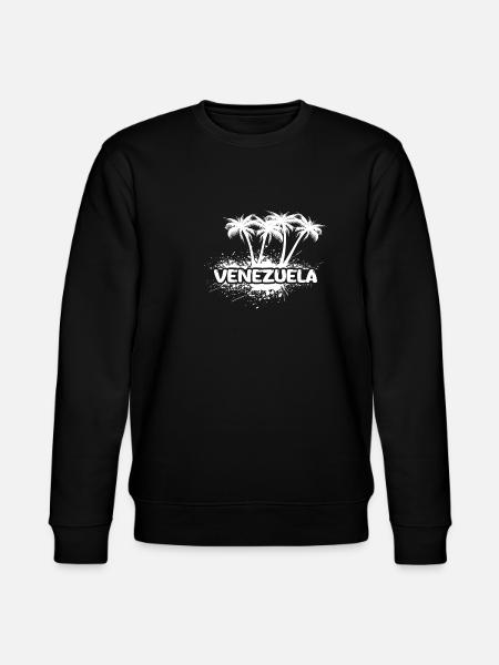 Venezuela als Party - Stanley/Stella Unisex Bio-Sweatshirt CHANGER  - Schwarz