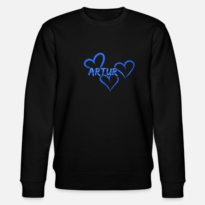 Artur Artur - Stanley/Stella Unisex Bio-Sweatshirt CHANGER  - Schwarz