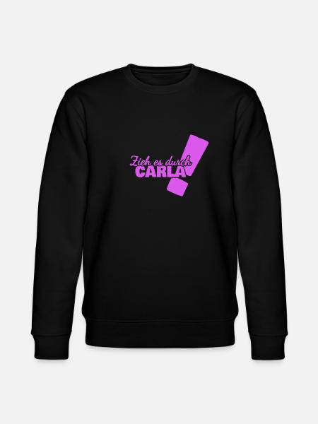 Vorname Carla - Stanley/Stella Unisex Bio-Sweatshirt CHANGER  - Schwarz