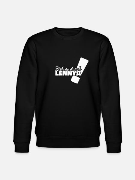 First name Lennya - Stanley/Stella CHANGER Unisex Organic Sweatshirt - black