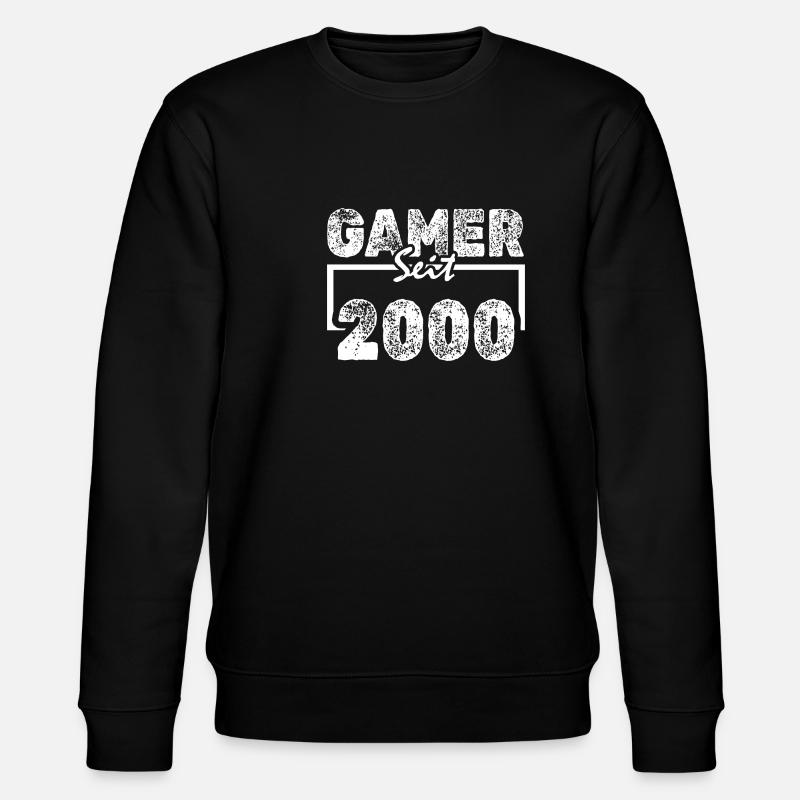 Zocken 2000 - Stanley/Stella Unisex Bio-Sweatshirt CHANGER  - Schwarz