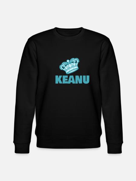 First name Keanu - Stanley/Stella CHANGER Unisex Organic Sweatshirt - black