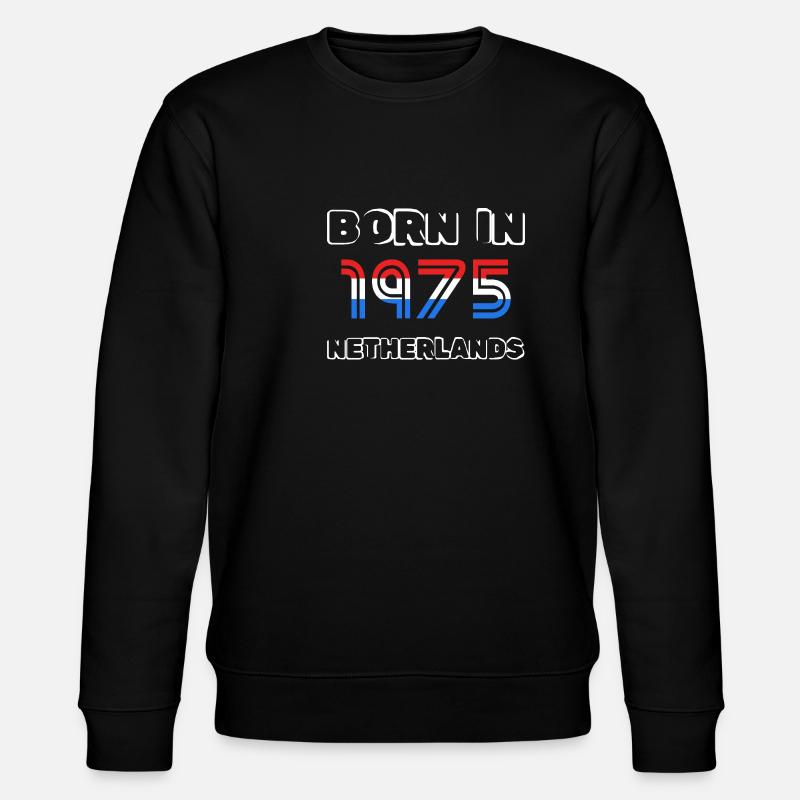 Netherlands 1975 - Stanley/Stella Unisex Bio-Sweatshirt CHANGER  - Schwarz