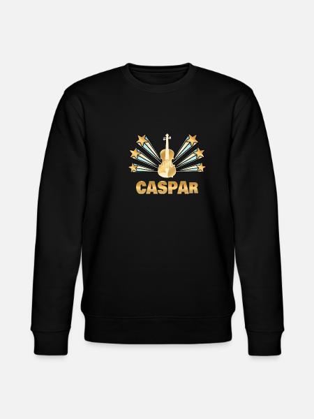 Caspar - Stanley/Stella Unisex Bio-Sweatshirt CHANGER - Schwarz