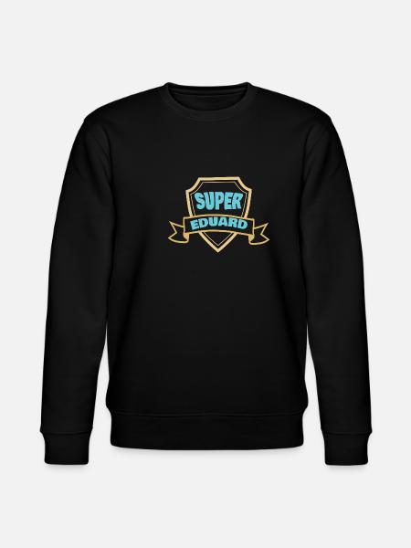 Geschenk für Eduard - Stanley/Stella Unisex Bio-Sweatshirt CHANGER  - Schwarz