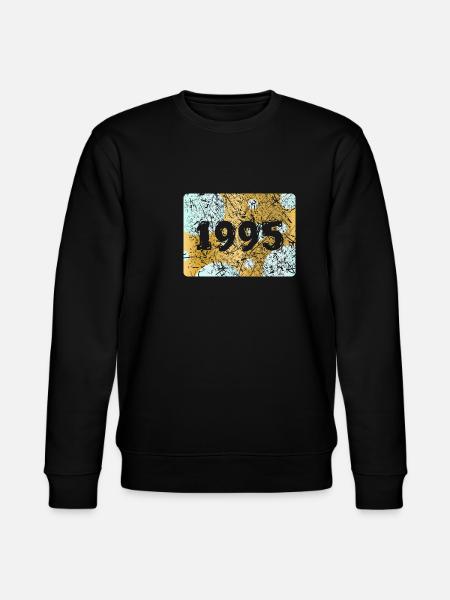1995 1995 - Stanley/Stella CHANGER Unisex Organic Sweatshirt - black