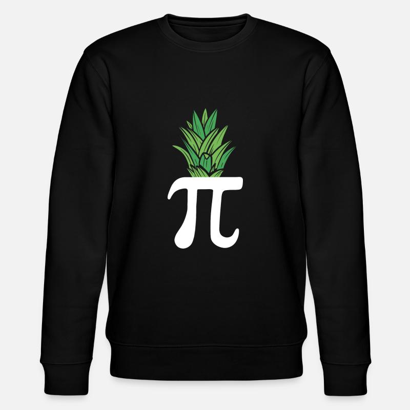 Math Pi-Pineapple Pi - Stanley/Stella CHANGER Unisex Organic Sweatshirt - black
