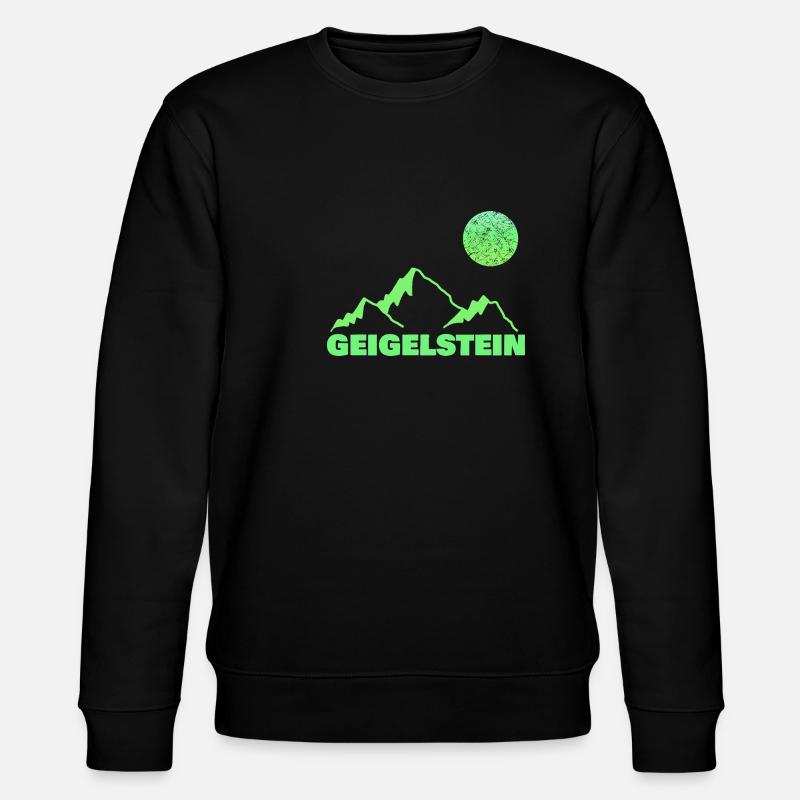 Climbing geigelstein - Stanley/Stella CHANGER Unisex Organic Sweatshirt - black