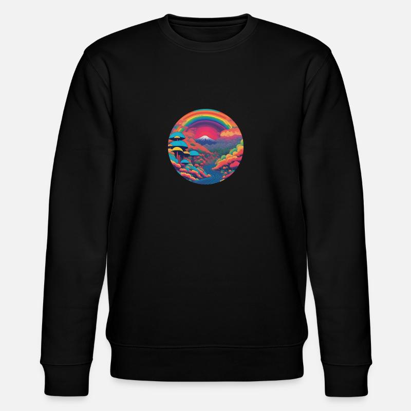 JAPON par AUDIA rond - Sweat bio CHANGER Stanley/Stella Unisexe - noir