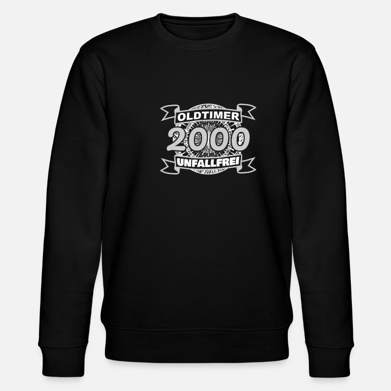 2000 2000 - Stanley/Stella CHANGER Unisex Organic Sweatshirt - black