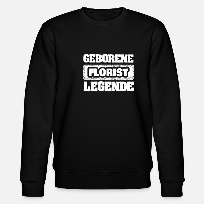 Beruf Florist - Stanley/Stella Unisex Bio-Sweatshirt CHANGER  - Schwarz