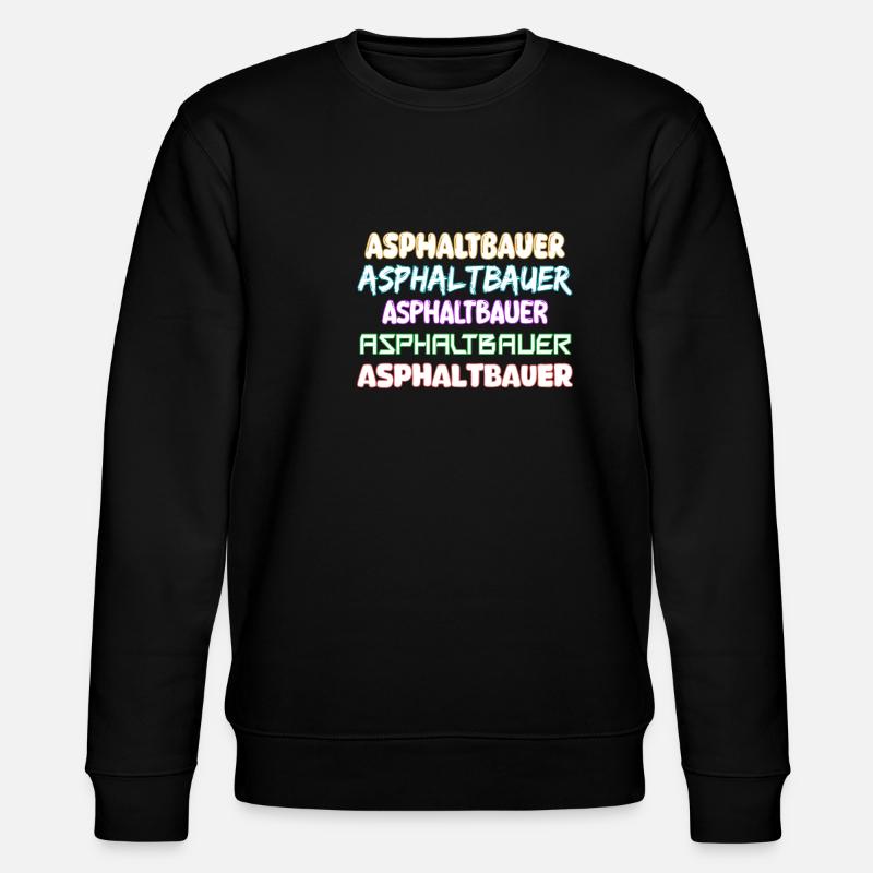 Constructeur d’asphalte comme métier - Sweat bio CHANGER Stanley/Stella Unisexe - noir