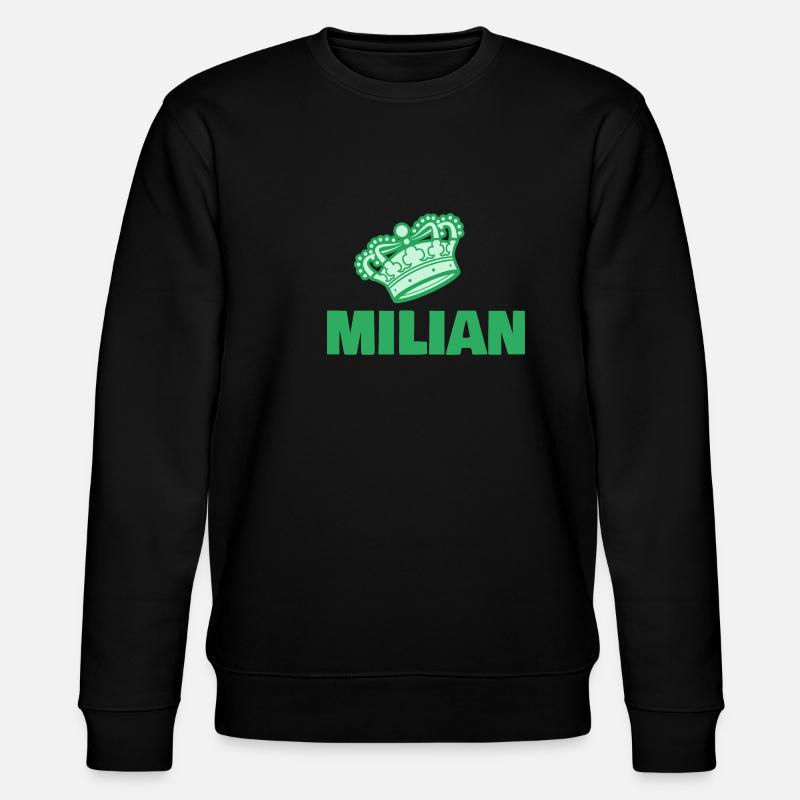 First name Milian - Stanley/Stella CHANGER Unisex Organic Sweatshirt - black