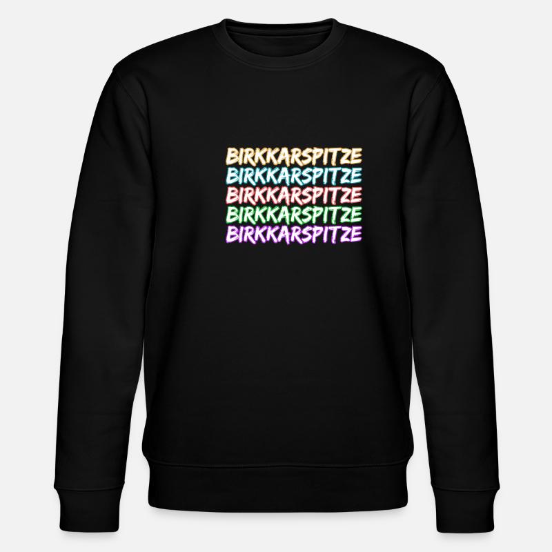 Climbing Birkkarspitze - Stanley/Stella CHANGER Unisex Organic Sweatshirt - black