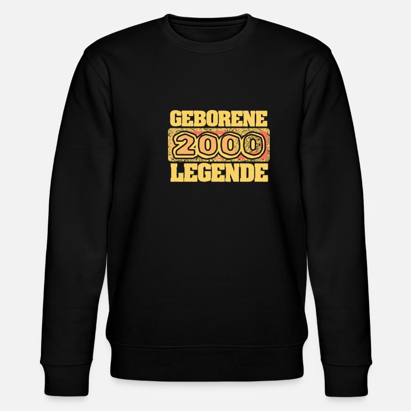 2000 - Stanley/Stella Unisex Bio-Sweatshirt CHANGER  - Schwarz