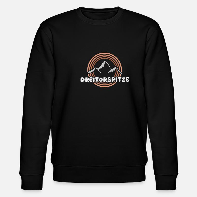 Dreitorspitze mountain - Stanley/Stella CHANGER Unisex Organic Sweatshirt - black