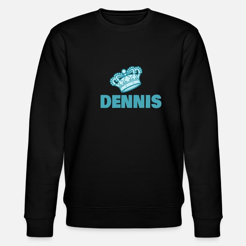 First name Dennis - Stanley/Stella CHANGER Unisex Organic Sweatshirt - black