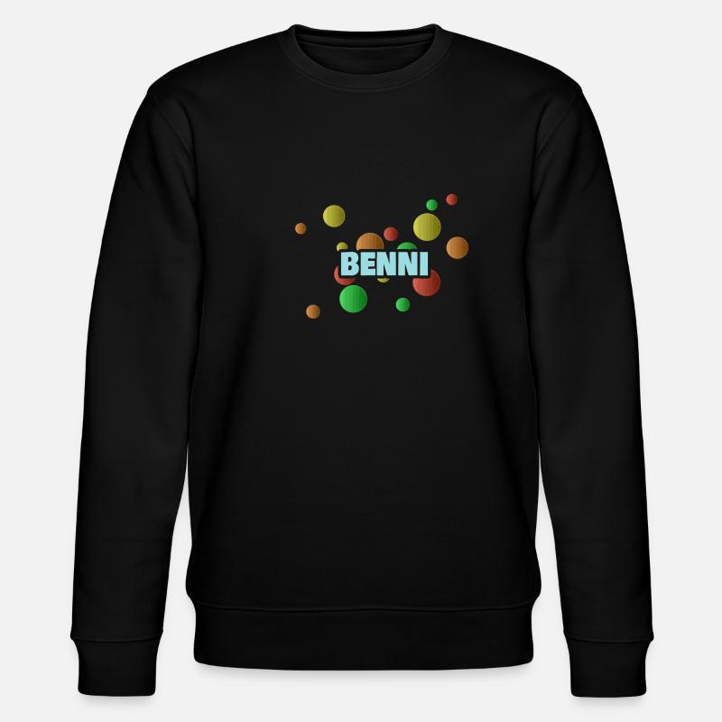 Benni Benni - Stanley/Stella Unisex Bio-Sweatshirt CHANGER  - Schwarz