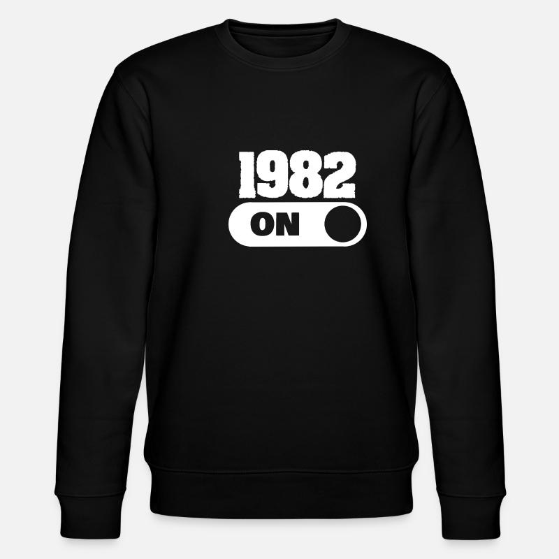 1982 - Stanley/Stella CHANGER Unisex Organic Sweatshirt - black
