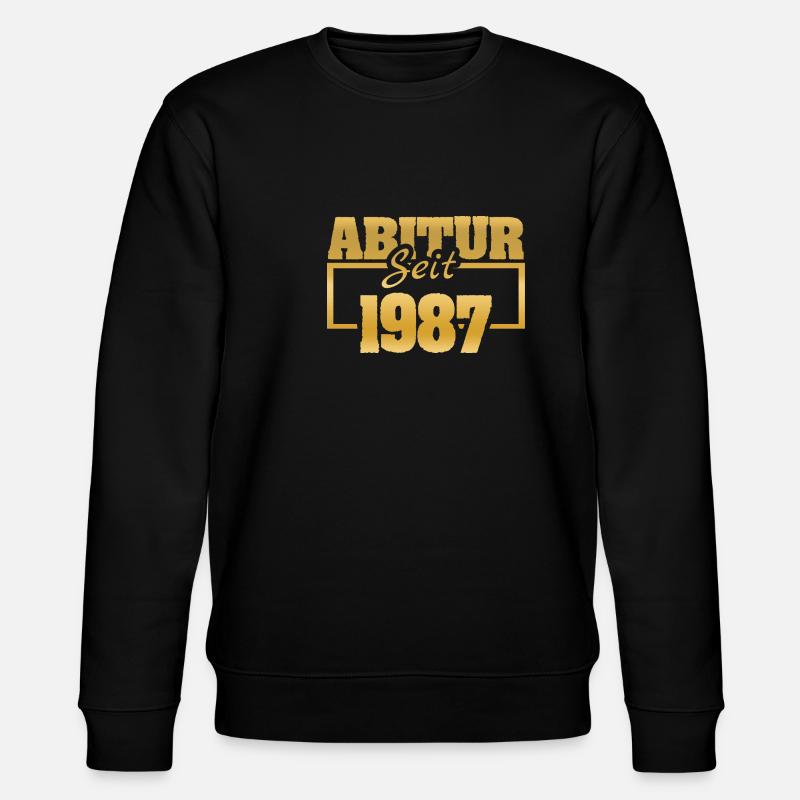 Pas d’école en 1987 - Sweat bio CHANGER Stanley/Stella Unisexe - noir