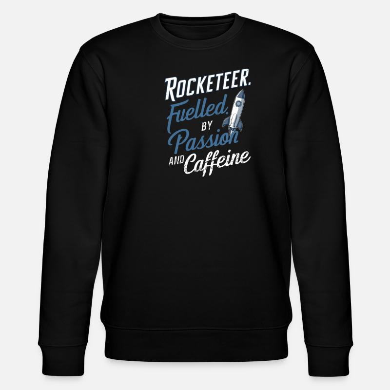 Model Rocket Builder - Stanley/Stella CHANGER Unisex Organic Sweatshirt - black