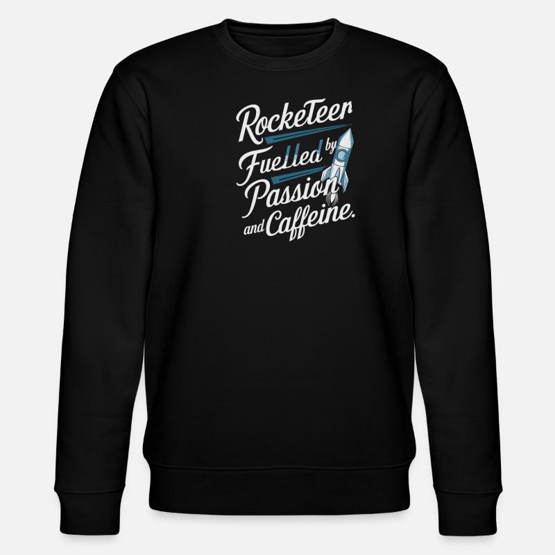 Maquette fusée - Sweat bio CHANGER Stanley/Stella Unisexe - noir