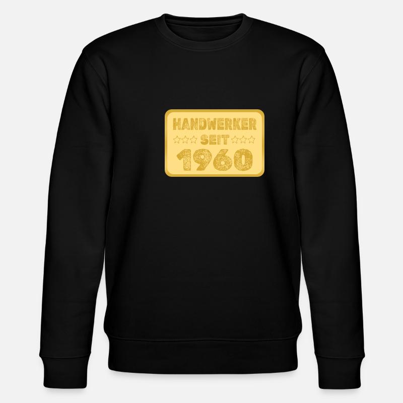 1960 1960 - Stanley/Stella Unisex Bio-Sweatshirt CHANGER - Schwarz