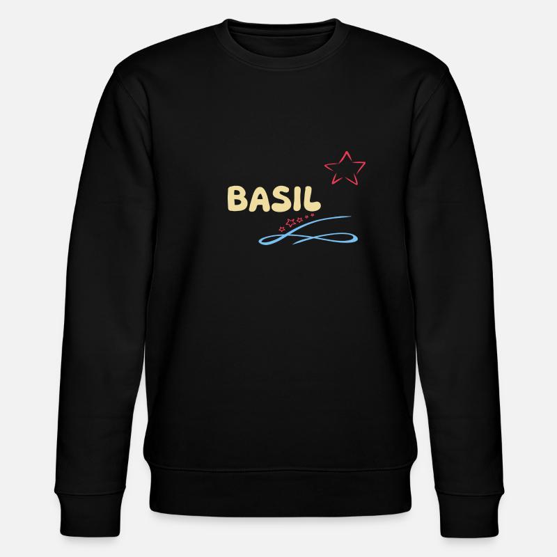 Gift Basil - Stanley/Stella CHANGER Unisex Organic Sweatshirt - black