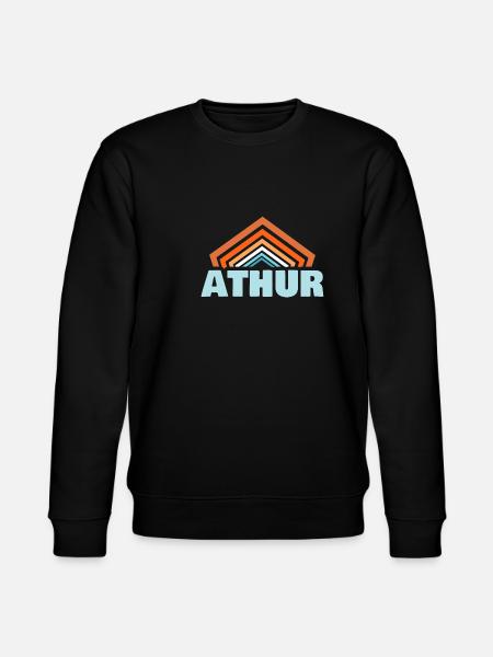 Athur as a given name - Stanley/Stella CHANGER Unisex Organic Sweatshirt - black
