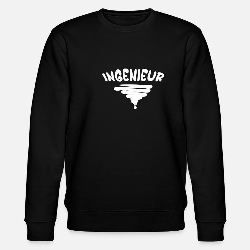 Ingenieur - Stanley/Stella Unisex Bio-Sweatshirt CHANGER  - Schwarz