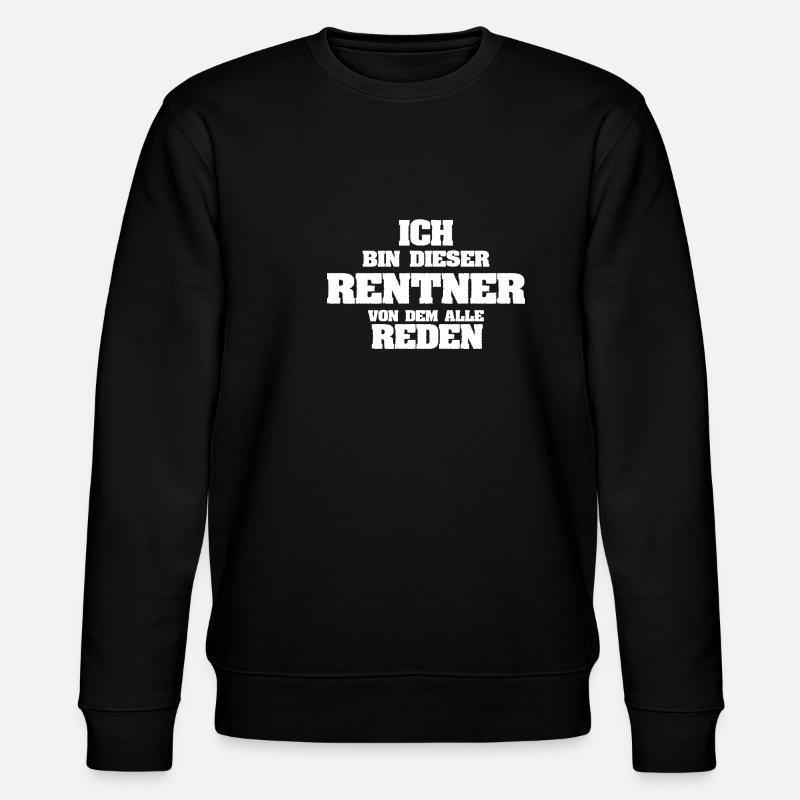 Profession Retraité - Sweat bio CHANGER Stanley/Stella Unisexe - noir