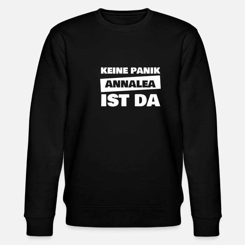 First name Annalea - Stanley/Stella CHANGER Unisex Organic Sweatshirt - black