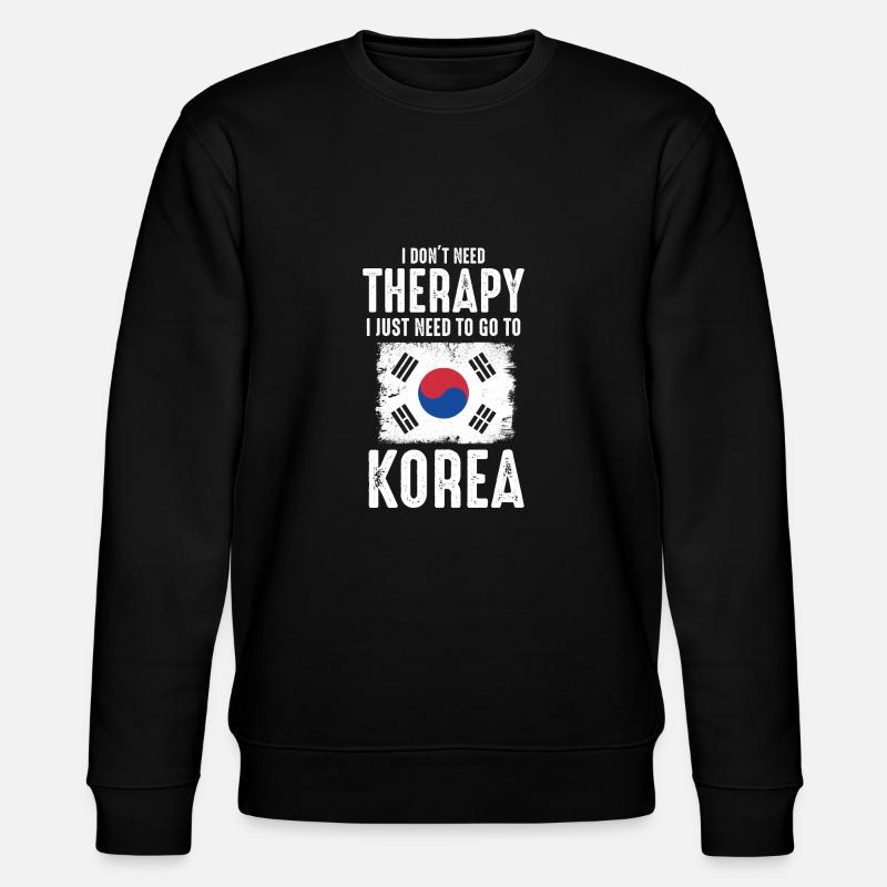 Therapie Korea - Stanley/Stella Unisex Bio-Sweatshirt CHANGER - Schwarz