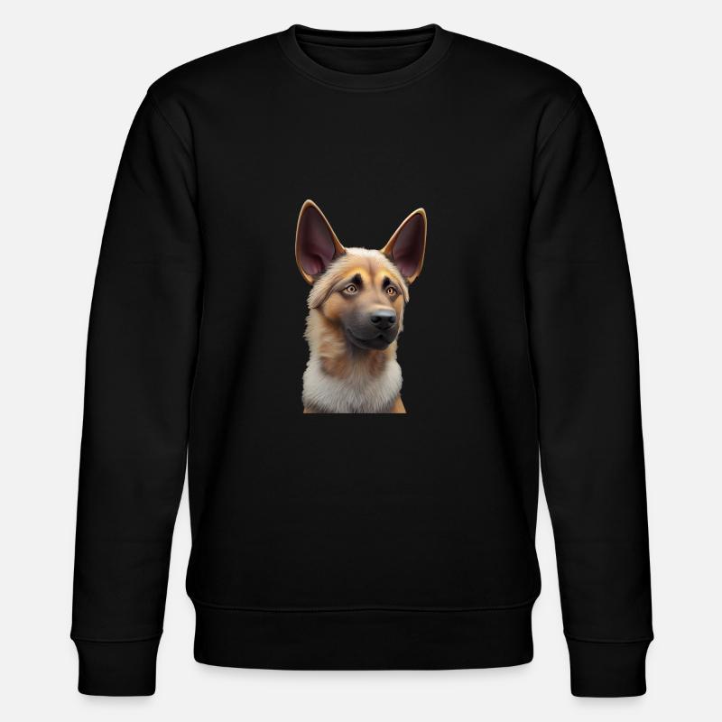 Malinois Dog - Malinois - Sweat bio CHANGER Stanley/Stella Unisexe - noir