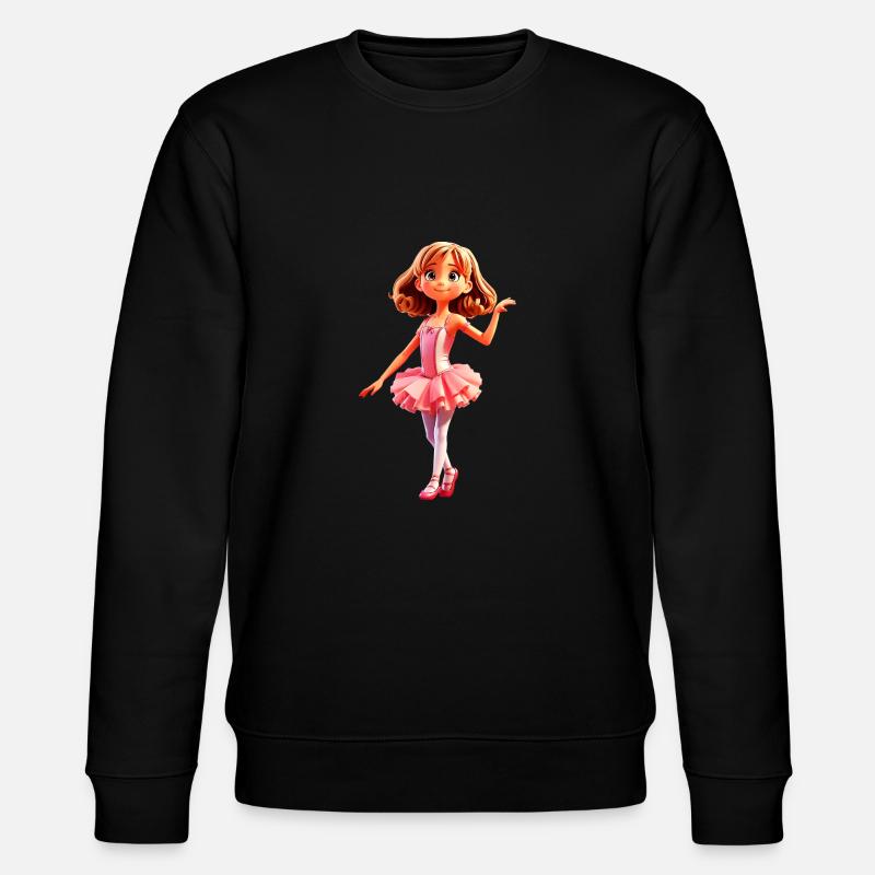 Ballett Mädchen - Stanley/Stella Unisex Bio-Sweatshirt CHANGER  - Schwarz