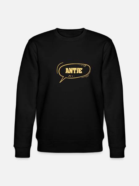Gift for Antje - Stanley/Stella CHANGER Unisex Organic Sweatshirt - black