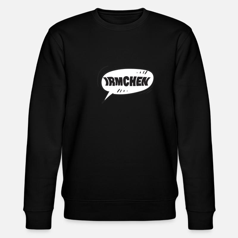 Irmchen als Irmchen - Stanley/Stella Unisex Bio-Sweatshirt CHANGER  - Schwarz