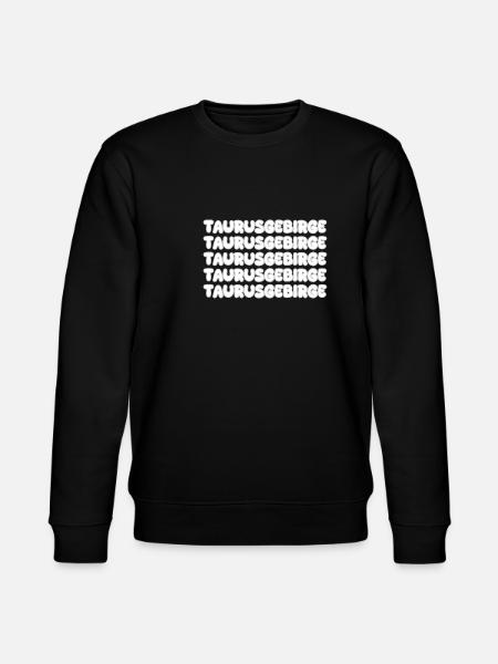 Gift for Taurus Mountains - Stanley/Stella CHANGER Unisex Organic Sweatshirt - black