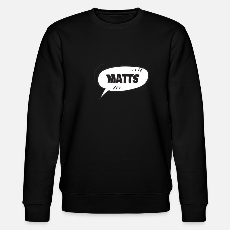 Matts Matts - Sweat bio CHANGER Stanley/Stella Unisexe - noir