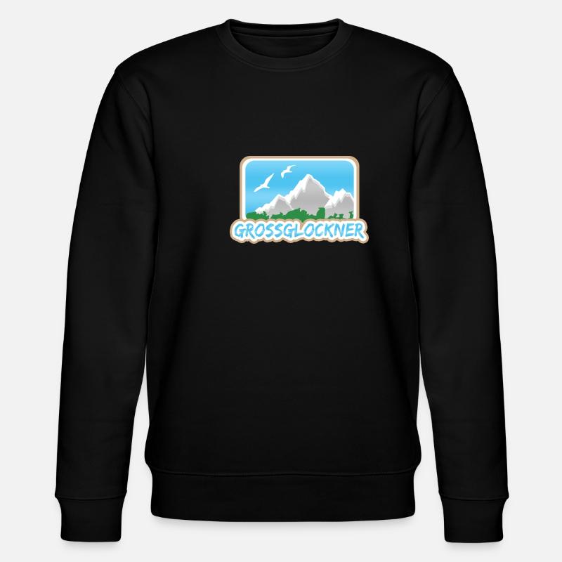 Grossglockner as Grossglockner - Stanley/Stella CHANGER Unisex Organic Sweatshirt - black